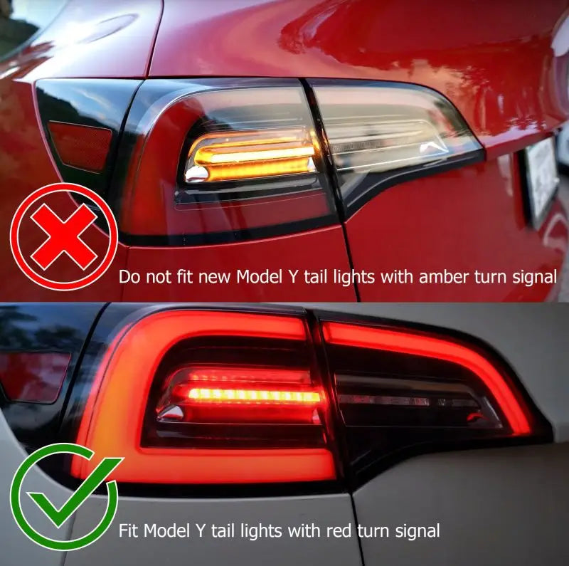 AlphaRex 17-22 Tesla Model 3 PRO-Series LED Tail Lights Red Smoke w/Seq Sig - Truck & Automotive