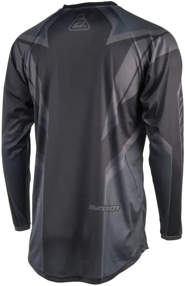 Black and gray long-sleeved syncron envenom jersey XS for stylish cycling gear