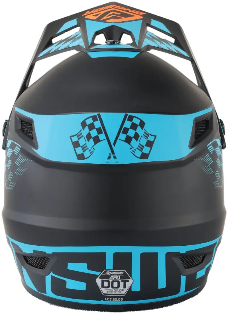Answer AR1 Sweep Helmet Black/Astana/Hyper Orange - Small - Answer