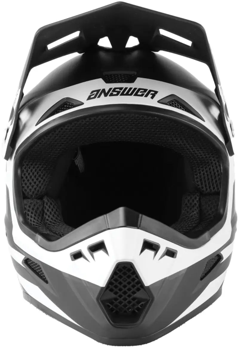 Answer AR1 Sweep Helmet Black/White Youth - Small - Answer