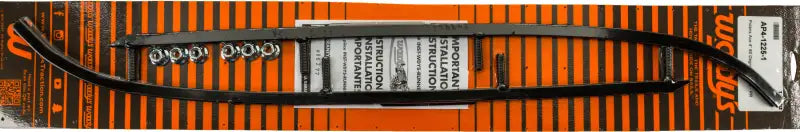 Black windshield wiper blades with mounting hardware for AP4-1225 Ace Carbide Runners