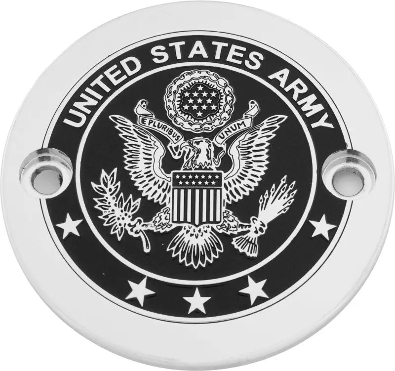CUSTOM ENGRAVING ARM02-63 M8 Timer Cover Army Chrome