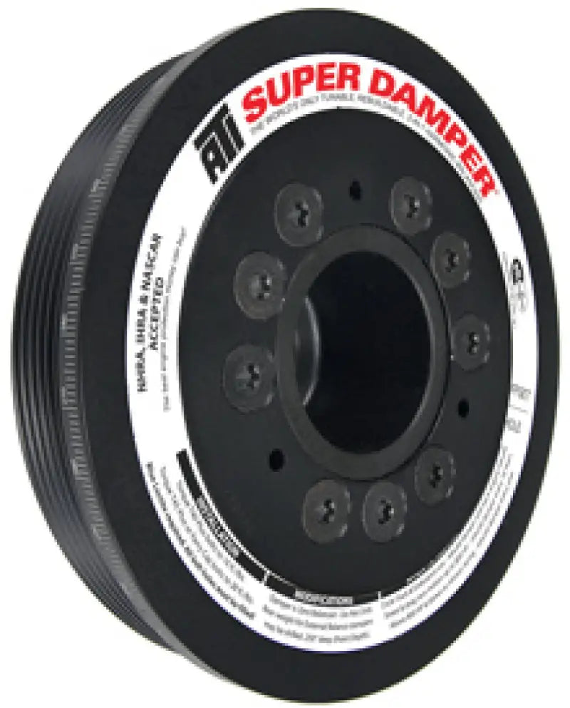 ATI Damper - 6.78in - Alum - 6 Grv - Mitsubishi Evo 8 - 4G63 - w/Integra Lower Cam Drive - Truck & Automotive