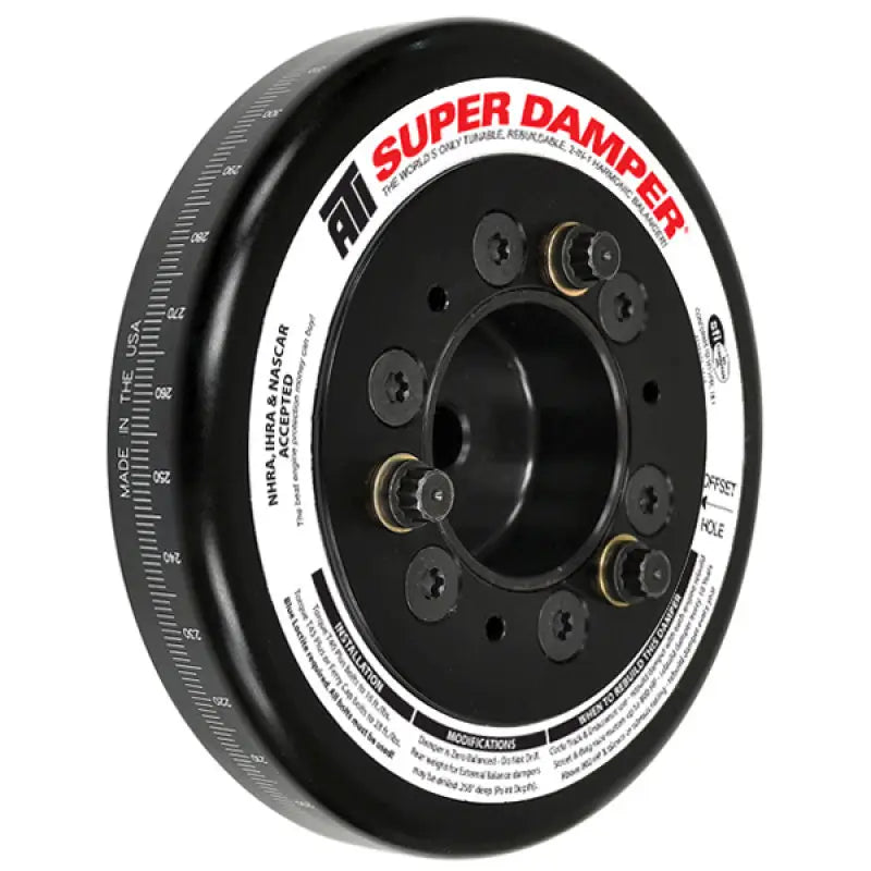ATI Damper - 7.074in - Alum - 6 Grv - Scion/Subaru/Toyota - 4U-GSE - FA20 2.0L - 10 Percent UD - Truck & Automotive