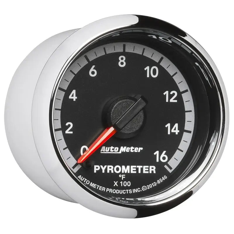 Autometer Gen4 Dodge Factory Match 52.4mm Full Sweep Electronic 0-1600 Deg F EGT/Pyrometer Gauge - Truck & Automotive