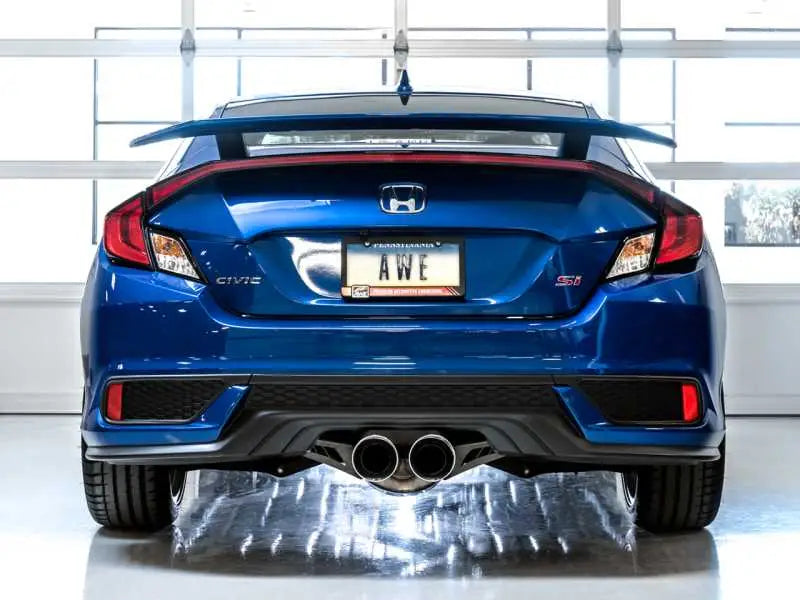 AWE Tuning 17+ Honda Civic SI 1.5L / Type R 2.0L Turbo Dual Tip Conversion Kit