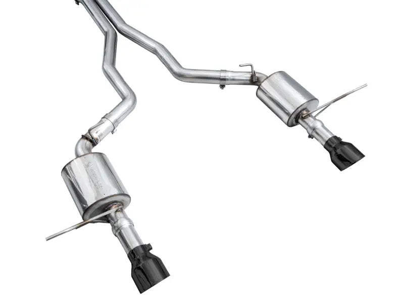 AWE Tuning 18-23 Dodge Durango SRT & Hellcat Touring Edition Exhaust - Diamond Black Tips - Truck Automotive