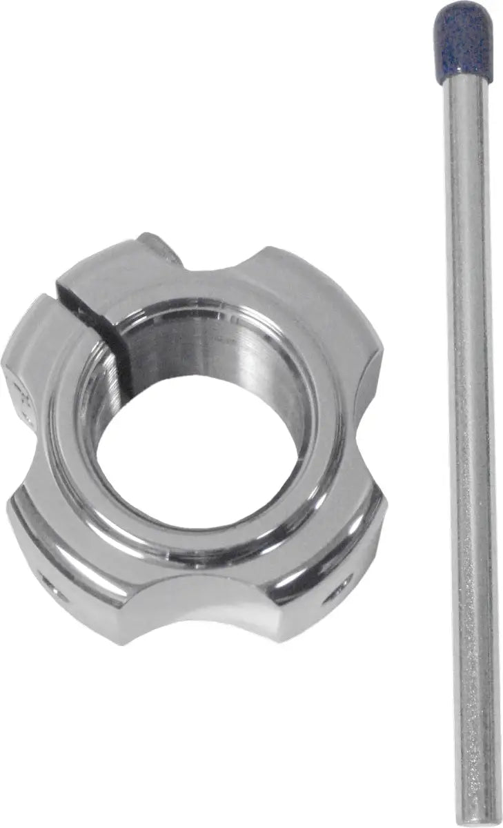 AX2-X Axle Locking Nut Double (Silver)