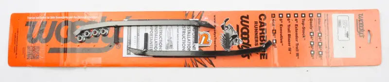 Snowmobile AY6-8500 Ace Runners 6 inch carbide runners with mounting hardware on card