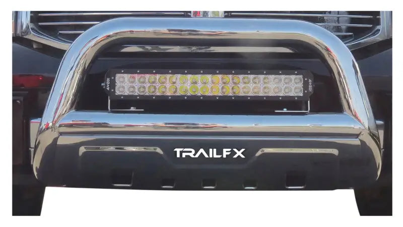 Chrome bull bar with LED light for B1508S Trailfx 3.5 inch bull bar PSS