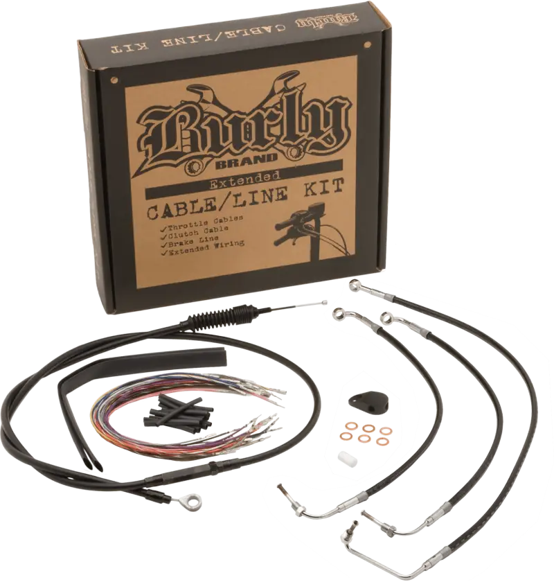 B30-1066 Burly Brand Burly Cntrl Kit 18 Inch Ape Stainless Non-Abs - RV and Auto Parts