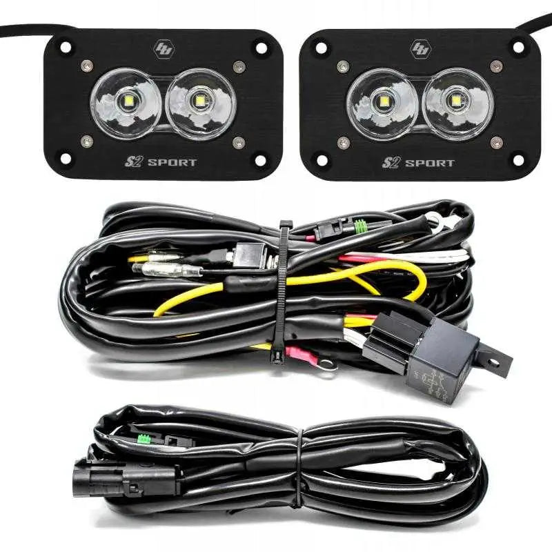Baja Designs Baja Designs S2 Sport Flush Mount Work/Scene Pattern LED Work Light - Clear