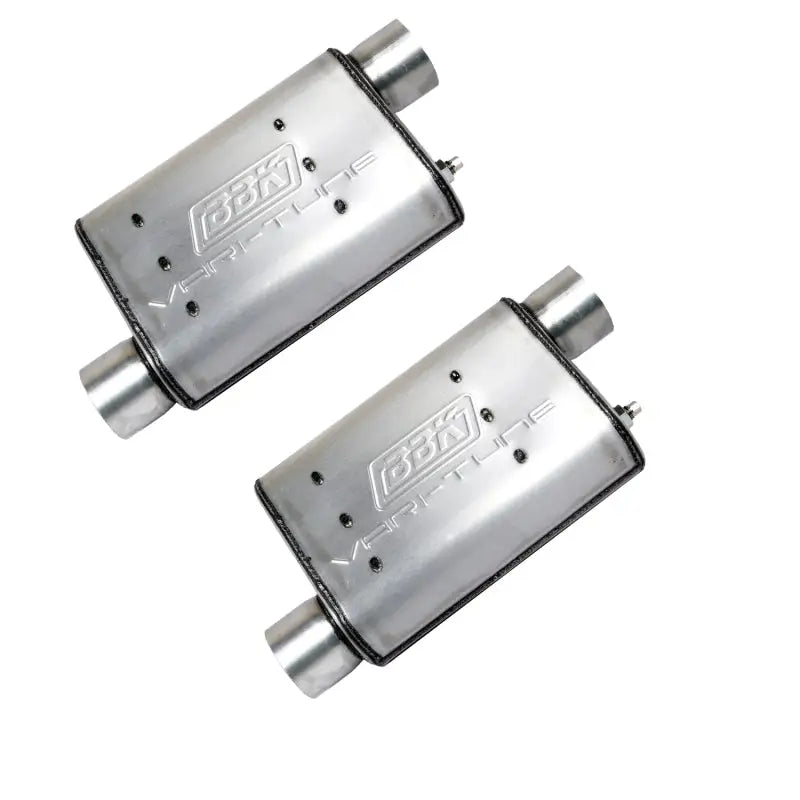 BBK 86-04 Mustang Cat Back Kit Varitune Mufflers Stainless Steel Tips - Truck & Automotive