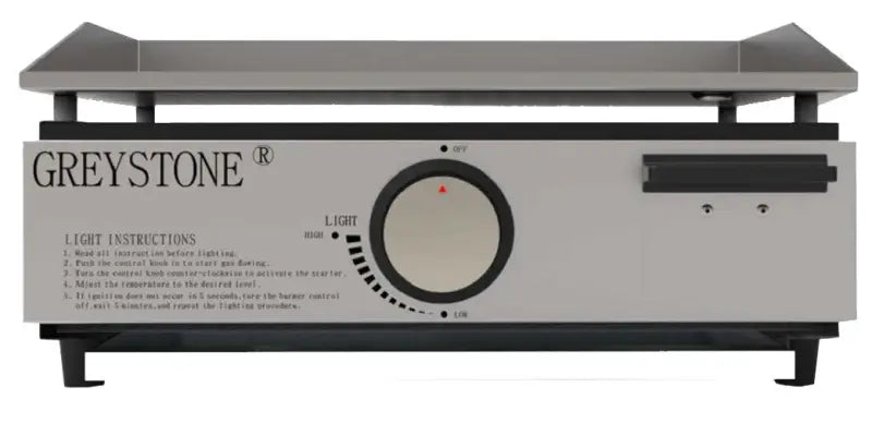BC1715A Furrion Llc Greystone 17' Griddle with stainless steel panel for outdoor cooking. Ideal for RV, automotive, powersports, off-road, marine, truck accessories, and interior uses. Enhance your exterior kitchen setup. Inside RV, RV Parts Shop, Exterior Parts & Accessories, AVADA - Best Sellers