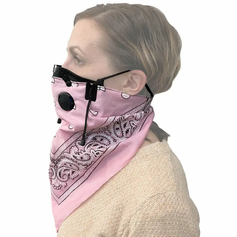 BDMPNK Dust Mask Bandanna Pink