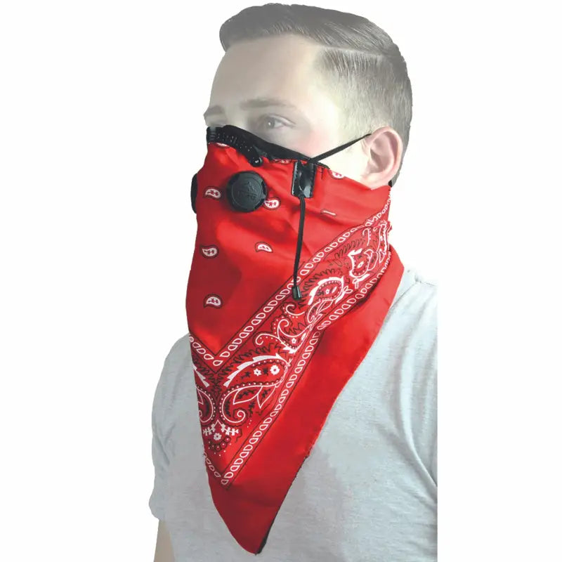 BDMRED Dust Mask Bandanna Red