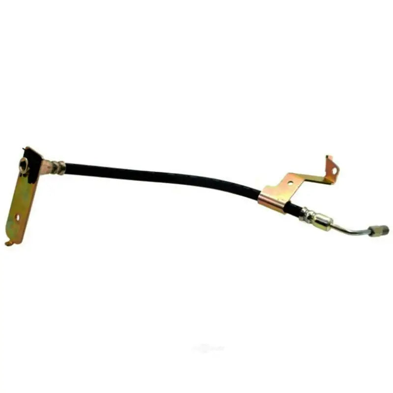 Black BH380308 Raybestos Brake Hose with metal brackets for durable stopping power