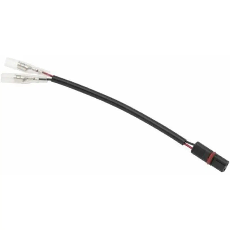 Black wire harness with connectors for BikeMaster Bmw turn signal adapters and signal adapters