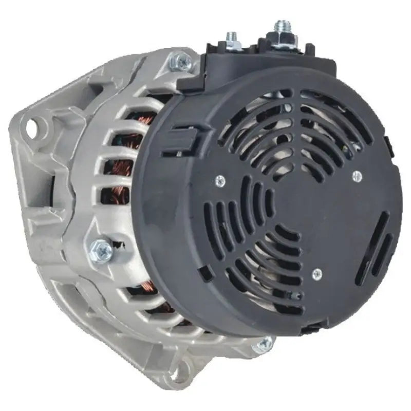 Silver BikeMaster Honda Alternator with black fan cover for Honda motorcycles