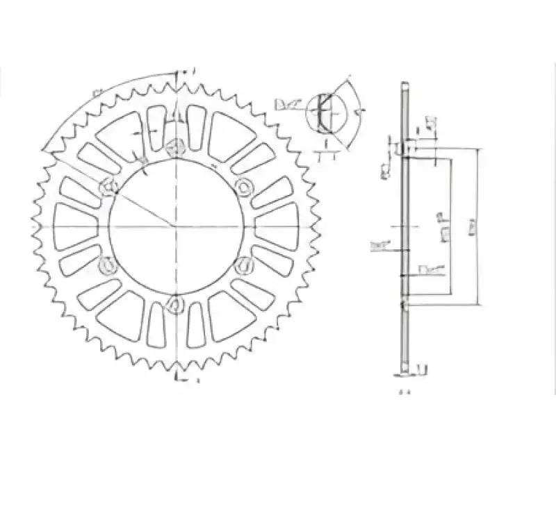 BikeMaster Kawasaki Rear Steel Sprocket 520 49T - Black - 965172 - Drivetrain