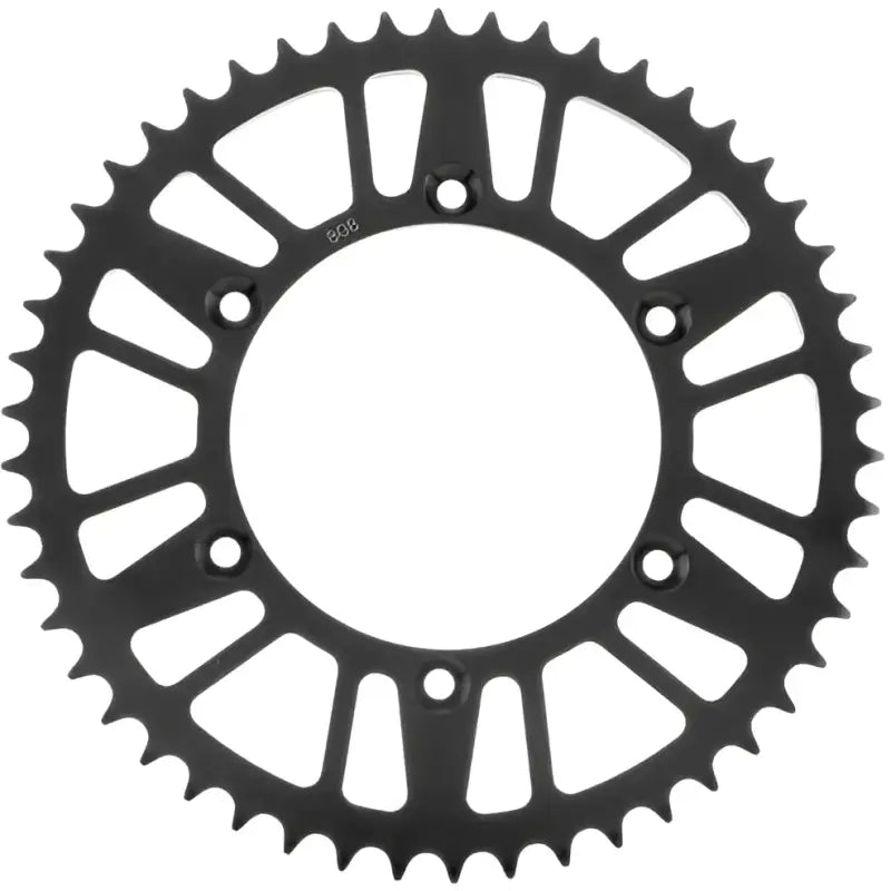 Black metal rear steel sprocket for Kawasaki bikes, durable steel sprocket replacement
