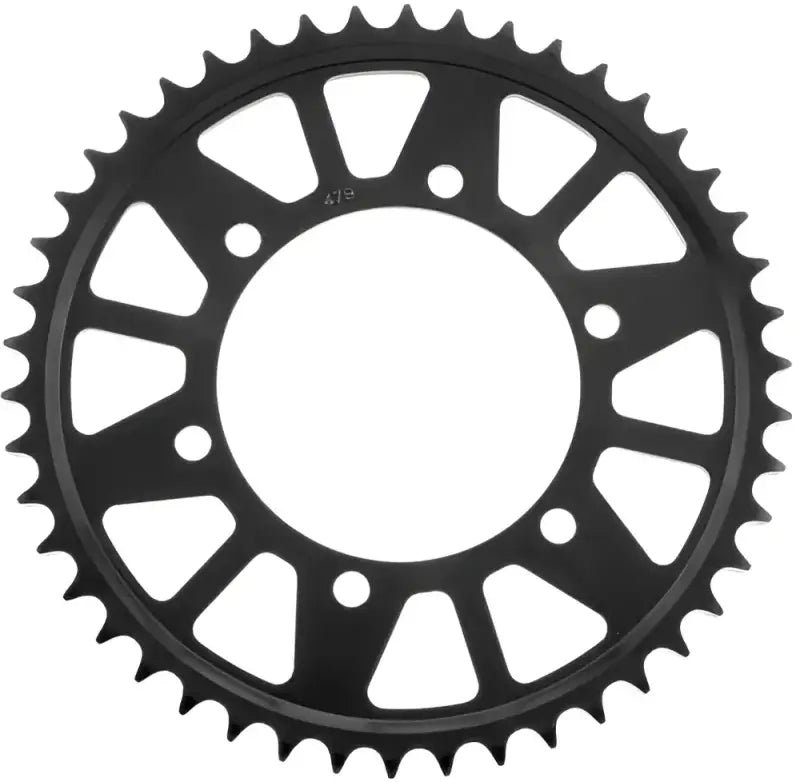 Black metal steel sprocket for Yamaha rear steel sprocket bike upgrade