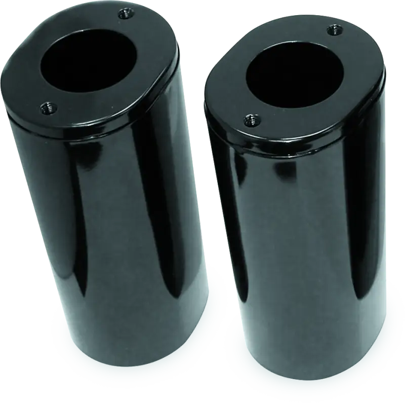Bikers Choice 49-85 FL 80-88 FLT Black Fork Tube Covers Pr - Bikers Choice