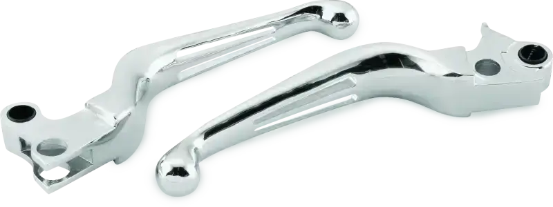 Bikers Choice 96-16 BigTwin 96-03 XL Chrome Slotted Lever Set Cable Clutch Only - RV and Auto Parts