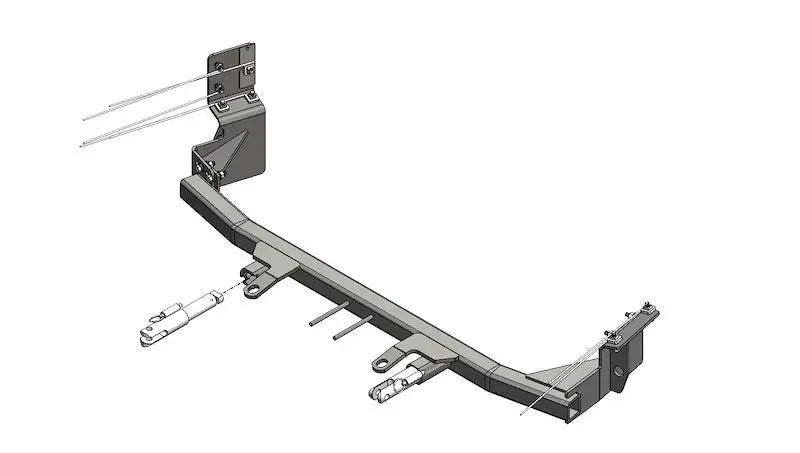 Blue Ox BX1755 Base Plate - Blue Ox
