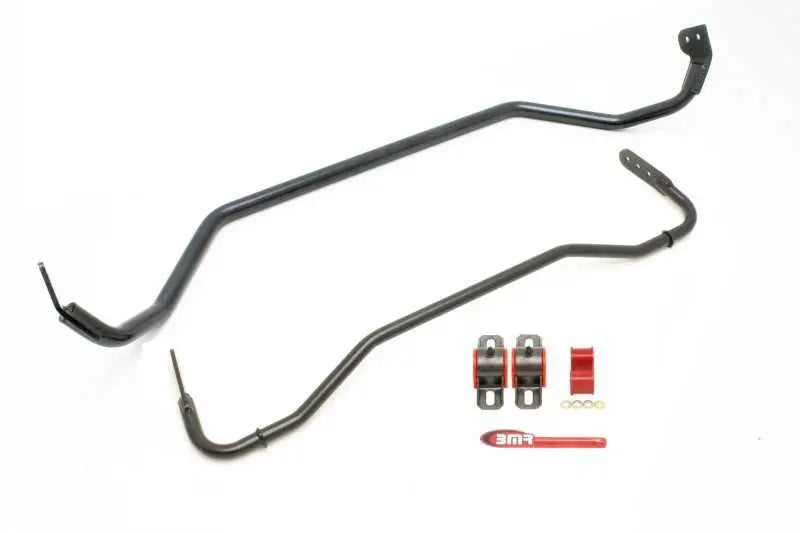 BMR Suspension BMR 08-09 Pontiac G8 Front & Rear Sway Bar Kit w/ Bushings - Black Hammertone