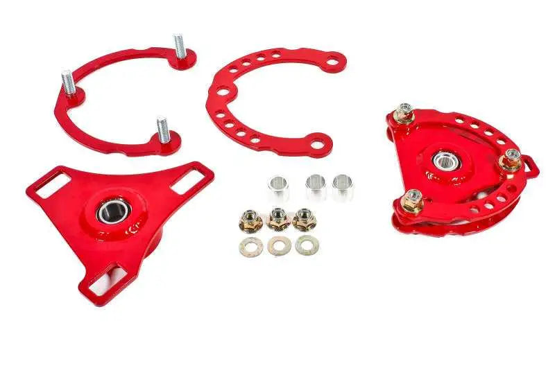 BMR Suspension BMR 15-17 S550 Mustang Caster Camber Plates - Red