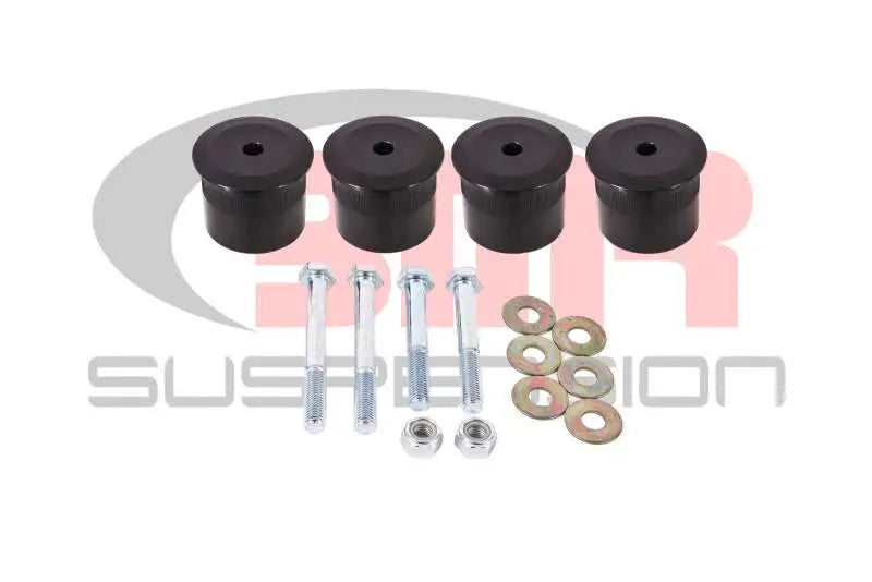 BMR Suspension BMR 15-17 S550 Mustang Differential Bushing Kit (Aluminum) - Black