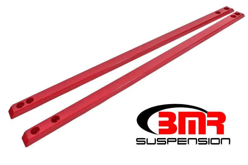 BMR Suspension BMR 15-17 S550 Mustang Super Low Profile Chassis Jacking Rails - Red