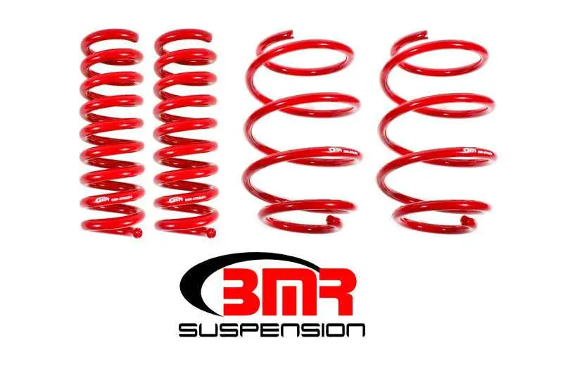 BMR Suspension BMR 16-17 6th Gen Camaro V8 Performance Version Lowering Springs (Set Of 4) - Red