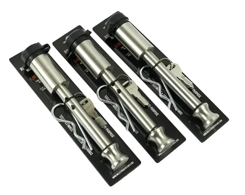 BPLP3 Bulletproof Set Of (3) 5/8" Locking Pin for ultimate security, featuring bulletproof construction, ideal for trailers, towing, and heavy-duty applications, with easy installation and robust protection for RV, Automotive, Powersports, off-road, marine, exterior, truck accessories, interior, truck bed, RV parts, Towing & Hitches, Truck & Automotive, Winches & Hitches, Towing | Trailer | Axles | Brakes | Boat, AVADA - Best Sellers, Must Haves