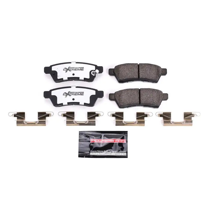 Brake Pad FMSI Number D1100; Carbon-Fiber Ceramic Pads; Set Of 4; With Premium Stainless Steel Hardware - Truck &