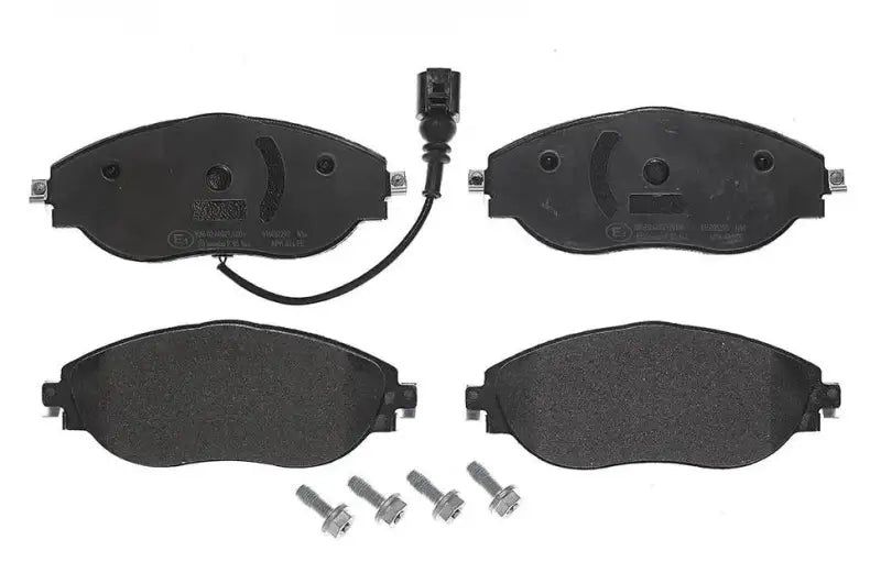 Brake Pad FMSI Number D1633-8849; Low-Metallic; Set Of 4; With Brake Caliper Screws - RV and Auto Parts