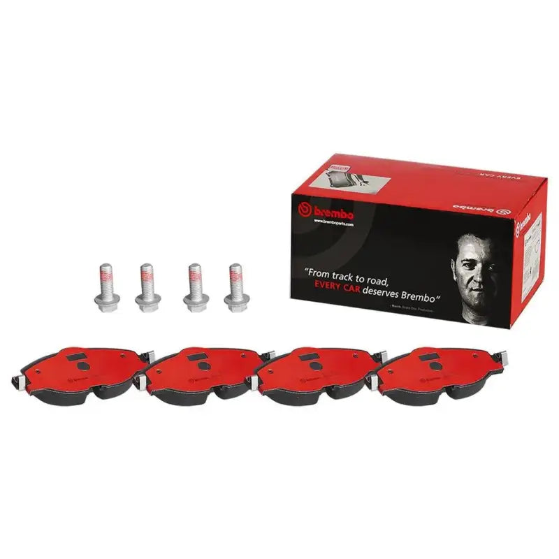 Brake Pad FMSI Number D1760-8989; Ceramic; Set Of 4; With Brake Caliper Screws - RV and Auto Parts