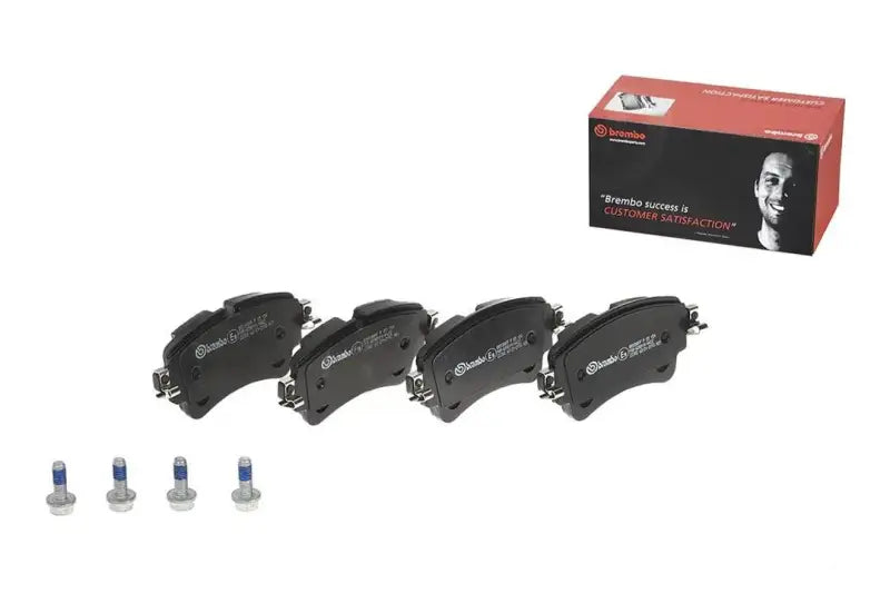 Brake Pad FMSI Number D1898-9126; Low-Metallic; Set Of 4; With Brake Caliper Screws - RV and Auto Parts