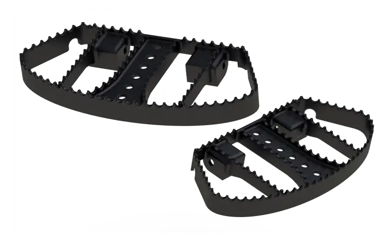Burly Brand MX Floorboards - Black - RV and Auto Parts