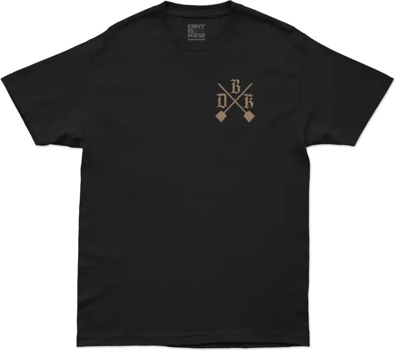 Camo Shovels Tee Black Sm - DBK