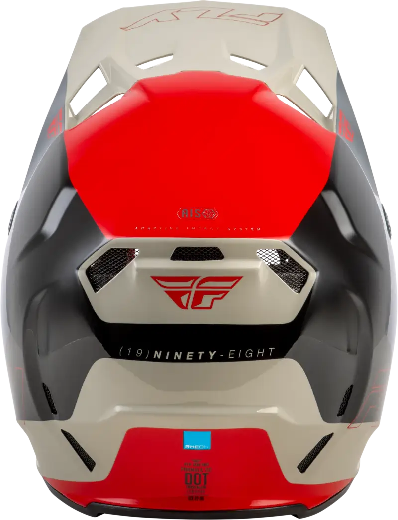 Formula Cc Glide Helmet Black/Red/Grey Lg - FLY RACING