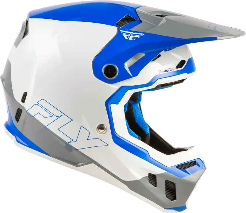 Formula Cc Glide Helmet Blue/Light Grey/Grey Md - FLY RACING