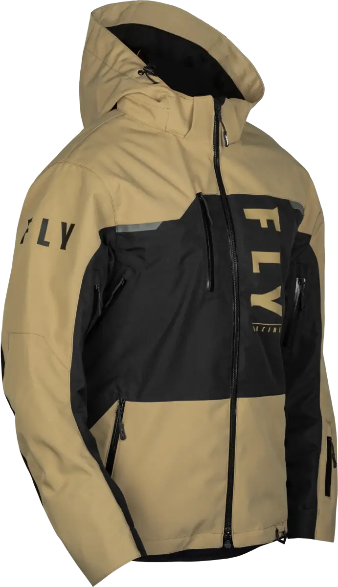 Carbon Jacket Black/Tan Xl - FLY RACING