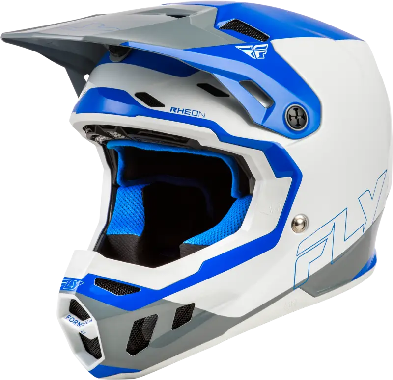 Formula Cc Glide Helmet Blue/Light Grey/Grey Lg - FLY RACING