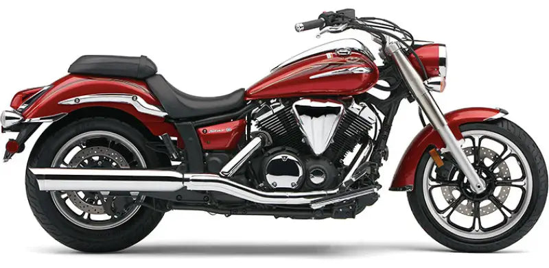 Slip On W/Scalloped Tip Chrome Yam V Star 950 09 18 - COBRA