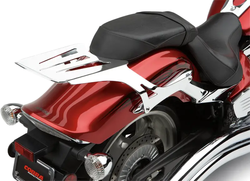 Solo Luggage Rack Chrome Formed Yam Stryker 11 18 - COBRA