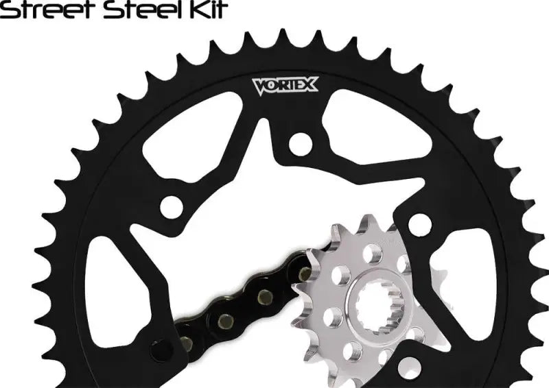 VORTEX CK5160 Sprocket/Chain Kit Stl/Stl 16/42t Sil Rx3 520 110l Blk