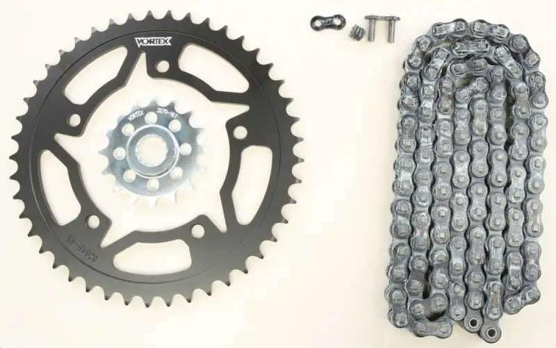 CK6308 Sprocket/Chain Kit Stl/Stl 16/45t Sil Rx3 520 110l Blk