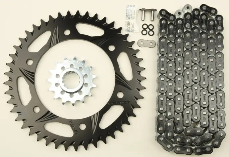 CK6310 Sprocket/Chain Kit Stl/Stl 16/47t Sil Rx3 520 116l Blk